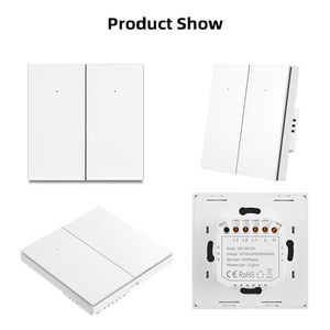 MT-SW-1081 Interruptores de Pared Inteligentes WiFi Matter, Modernos, Estándar Europeo, Inalámbricos, con Control Remoto, para Luces LED, Requiere Cableado General - Product Image 5