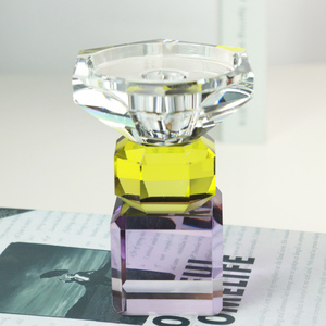 Bougeoir en <span class=keywords><strong>cristal</strong></span> de luxe pour la <span class=keywords><strong>d</strong></span>écoration de la maison, <span class=keywords><strong>d</strong></span>écoration de table, bougeoir en verre de <span class=keywords><strong>cristal</strong></span> pour mariage et Noël - Product Image 5