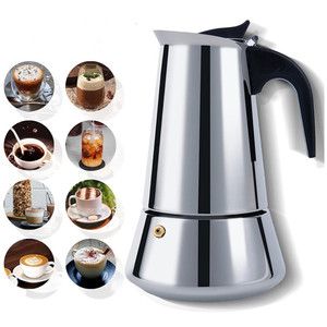 Proshui, venta al por mayor, <span class=keywords><strong>acero</strong></span> <span class=keywords><strong>inoxidable</strong></span> italiano moderno, 1 taza, 2 <span class=keywords><strong>tazas</strong></span> a 12 <span class=keywords><strong>tazas</strong></span>, <span class=keywords><strong>cafetera</strong></span> Moka, estufa, Mokapot superior - Product Image 2