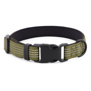 Kalung Anjing Mewah COCO <span class=keywords><strong>BUDDY</strong></span> Taktis Tahan Lama Reflektif Bahan Rajut Nilon Pewarna Benang Lepas Cepat Berlapis Empuk - Product Image 2