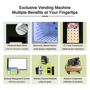 Topkeuzes Automatische Bloemenautomaat Gekochte Koelcel Vendingmachine Buiten Bloemen Vendingmachine voor Luchthavens - Product Image 3