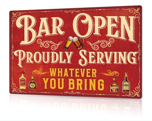 Panneau décoratif pour bar à domicile, panneau en métal vintage pour boissons, décoration murale pour bar à domicile Pub <span class=keywords><strong>Club</strong></span> Garage Man <span class=keywords><strong>Cave</strong></span> 8x12 pouces - Product Image 4