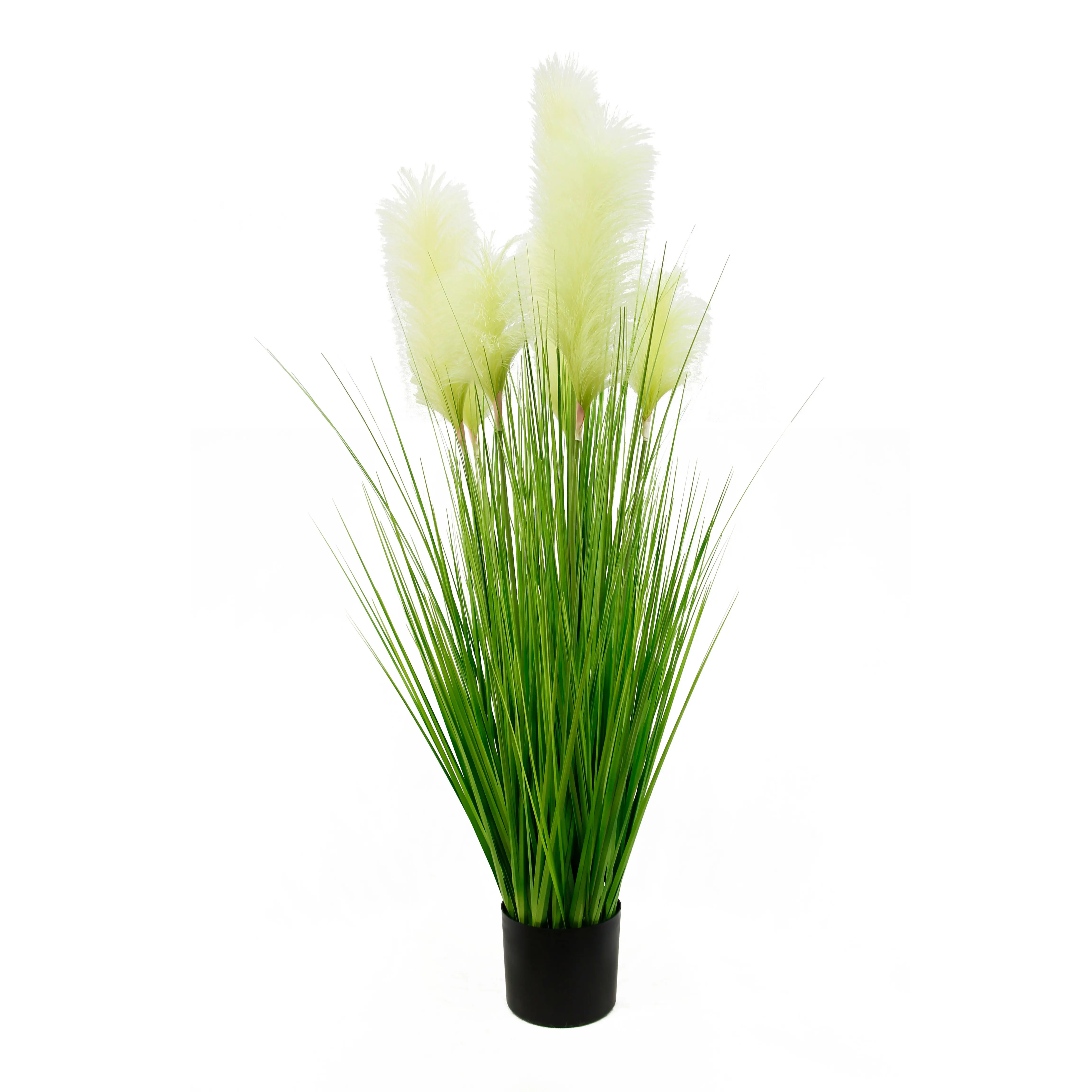 Suporte artificial de toque real para decoração, suporte de 120cm 7 galhos de cebola verde para bonsai