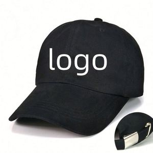 Baseball Golf Dad Adjustable Original Classic Low Profile Cotton Hat Unconstructed <b>Plain</b> <b>Cap</b> Men Women Promotion Gift - Product Image 1