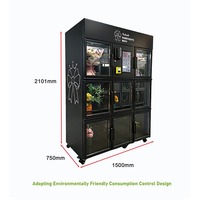 Mesin Penjual Bunga Cerdas yang Dapat Disesuaikan dengan Fungsi Pembayaran Kartu Mesin Penjual Bunga Kelas Atas untuk Supermarket/Toko