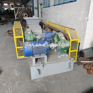 Doppelwalzenbrecher Federbetriebener Mobiler Erzbrecher mit Wechselstrommotor für Sandherstellung Doppelte Legierungs-Glatte Walzen - Product Image 5