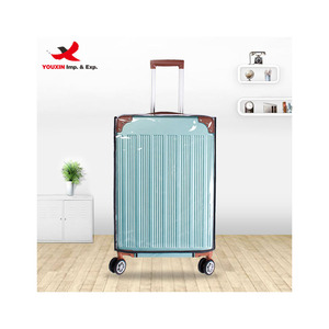 Wholesale Travel Consignment Wear-resistant Thickened Clear PVC <b>Suitcase</b> Cover Protectors Luggage Cover for Wheeled <b>Suitcase</b> - Product Image 2