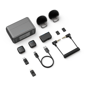 Micrófono Inalámbrico de Solapa M15 Mini con Nueva <span class=keywords><strong>Tecnología</strong></span> de Reducción de Ruido IA y Cancelación Inteligente de Ruido - Product Image 6