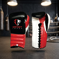 Gants de boxe professionnels en cuir de vache véritable sur mesure pour l'entraînement et le sparring, avec logo et nom personnalisés, tailles 8oz-16oz, haute densité