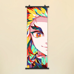 Póster de Tela Colgante de 70*25cm con 3000 Diseños de Anime Japonés, Personaje Tanjiro de <span class=keywords><strong>Demon</strong></span> <span class=keywords><strong>Slayer</strong></span>, Póster Decorativo para Pared - Product Image 3