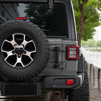Support de drapeau en alliage d'aluminium pour hayon, fixation sur charnière de porte arrière pour Jeep Wrangler JK JL