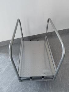 Carro negro de diseño libre Carro de mano de <span class=keywords><strong>4</strong></span> <span class=keywords><strong>ruedas</strong></span> de alta calidad Carro de plataforma plegable de plástico 300Kg - Product Image 4