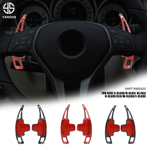 Extensor de Palanca de Cambios de Fibra de Carbono ABS para Volante de <span class=keywords><strong>Mercedes</strong></span> Benz Clase A, B, GL, GLA, R, <span class=keywords><strong>SLK</strong></span>, M, E - Product Image 1