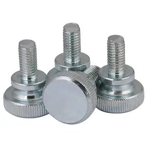 M3 M4 M5 M6 M8 M10 Knurl High Step Head Hand Tighten Thumb Screw Curtain Wall Glass Lock Thumb Adjust Bolts DIN464 GB834