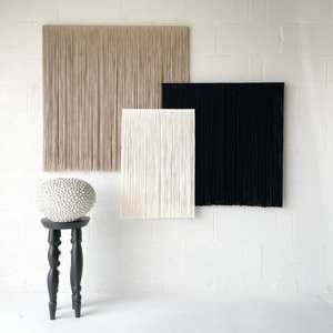 <span class=keywords><strong>Tapisserie</strong></span> <span class=keywords><strong>murale</strong></span> bohème en fibre texturée, design tressé carré, art déco jungle, style macramé vertical, <span class=keywords><strong>pour</strong></span> cadeau de vente au détail <span class=keywords><strong>pour</strong></span> les amis - Product Image 3