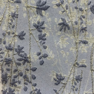 Tissu d'<span class=keywords><strong>ameublement</strong></span> jacquard brodé métallique en brocart 100 % polyester de poids moyen pour vêtements de garçons et de filles - Product Image 1