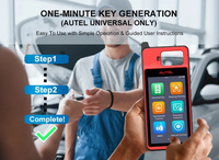 Autel maxim KM100 E KM100E通用汽车钥匙生成器套件钥匙编程器工具PK IM508 IMMO 608 IMMO功能键编程