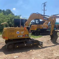 Prix Abordable – Excavatrices d'occasion SANY SY75C SY60C d'origine – Mini-excavatrices sur chenilles d'occasion SY75C à vendre EN STOCK