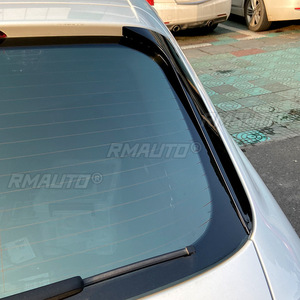 สปอยเลอร์ข้างกระจกหลังรถยนต์สีดำเงา 2 ชิ้น สำหรับ Audi A4 B8 Allroad Avant 2009-2016 อุปกรณ์ตกแต่งรถยนต์ - Product Image 6