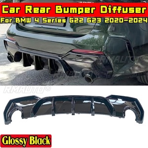 Kit carrosserie pour BMW Série 4 G22 G23 2020-2024 : Diffuseur de pare-chocs arrière, Spoiler de pare-chocs arrière, Lame de protection, Accessoires automobiles - Product Image 2