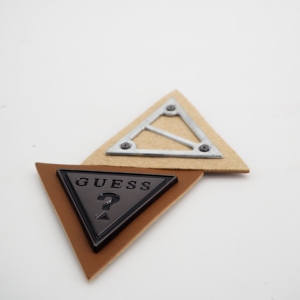 <span class=keywords><strong>Pas</strong></span> <span class=keywords><strong>cher</strong></span>, en laiton, fer, Logo gravé, plaqué or, <span class=keywords><strong>argent</strong></span>, marque, étiquette ronde en métal, bijoux, breloques - Product Image 5