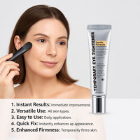 Krim Pengencang Mata Sementara Palmitoyl Tetrapeptide-7 Krim Perawatan Mata Melembapkan Menutrisi Semua Jenis Kulit Label Pribadi OEM