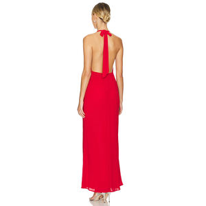 2025 mới của phụ nữ không tay Maxi <span class=keywords><strong>Dress</strong></span> sexy sâu v-cổ Halter backless Bodycon giản dị bên <span class=keywords><strong>Dress</strong></span> - Product Image 3