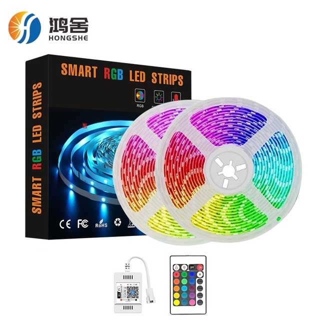 Ce RoHS Certificate Decoration Lighting Adhesive Tape Remote Control RGB Led Strip Light