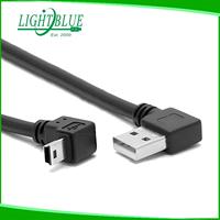 Ángulo USB A a ángulo recto MINI Cable USB Cable para Black Box CAR LCD Dashboard Dashcam Dash Cam DVR Cámara