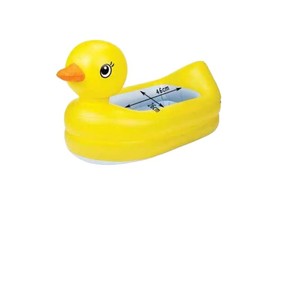 Inflable pequeño pato amarillo fila flotante cama engrosada PVC lavabo de agua de juguete para piscinas y natación para niños - Product Image 5