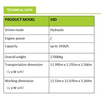 Machine de criblage de terre de surface portable robuste, électrique, diesel, personnalisable, tamis à terre Mesda S4D