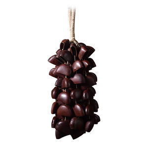 เครื่องดนตรีรักษาแบบชาวแอฟริกันใต้กระดิ่งลมเปลือกหอยธรรมชาติ - Product Image 1