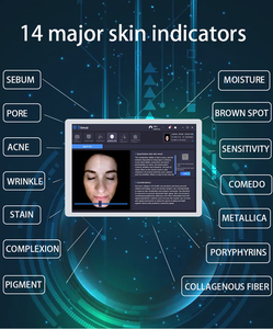 Analyseur de peau du visage haute définition, analyseur de cheveux et de peau, 7 pouces, produits de beauté pour femmes - Product Image 6