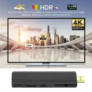 HLQ-TV-Y4 amlogic четырехъядерный 2 ГБ 16 ГБ двойной Wi-Fi bt голосовой пульт дистанционного управления android 13 tv stick