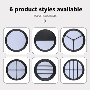 Luminaire LED ovale étanche 40W 15W en aluminium rond IP65 résistant à l'humidité pour extérieur - Product Image 3