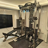 Offre Spéciale : Station de Musculation Commerciale Multifonctionnelle – Machine Smith, Crossover à Câbles, Rack de Squat Puissant – Qualité Supérieure