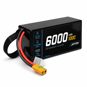 Batterie LiPo pour drone 6000mAh 6S 22.2V 100C 133.20Wh avec connecteur XT90 pour FPV UAV Avion RC Fournisseur B2B OEM ODM Marque Privée Vente en Gros - Product Image 1
