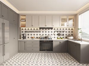 JINGSHUN ENF Appartement Vert Construit sur mesure Solutions de stockage multifonction Meubles en bois avec conception 3D gratuite Vente en gros d'usine - Product Image 2