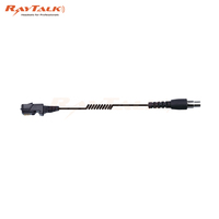 QD/M10 Heavy Duty XLR Câble Enroulé Dynamique Microphone Portable Remplacement pour Motorola SL4000 SL7550 SL300 Radios Bidirectionnelles Rapide