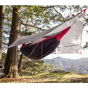 Camping Tactical Rain Fly <span class=keywords><strong>Hamaca</strong></span> Lona Fácil de llevar en Senderismo y Camping - Product Image 4