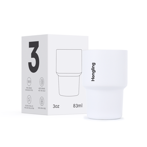 Mug en acier inoxydable de qualité alimentaire 18/8 Hong Ling – Cadeau événementiel haut de gamme avec certificats FDA & LFGB – Tasse hygiénique tendance pour boissons - Product Image 1