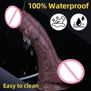 760g Realistic Squirting <b>Dildo</b> Black Ejaculating Toy with Suction Cup 8.66 Inch Beginner <b>Dildo</b> for G-Spot Prostate Stimulation - Product Image 5