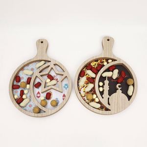 Bandeja de Servicio para Ramadán, Elegante Plato Decorativo de Mesa, Plato para Servir Frutas, Postres y Bocadillos para el Festival Musulmán Islámico - Product Image 3