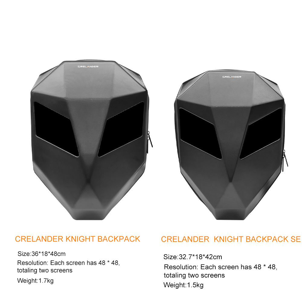 CRELANDER Knight Bag: Waterproof Motorcycle Backpack with LED Display ...