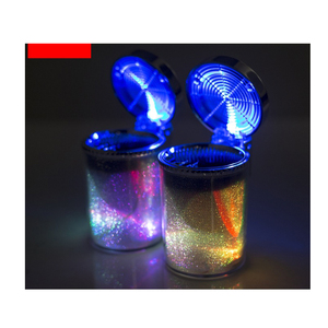 Cendrier de voiture sans fumée en plastique sur mesure avec lumière LED, rangement, cendrier automatique, cendrier de voiture - Product Image 2