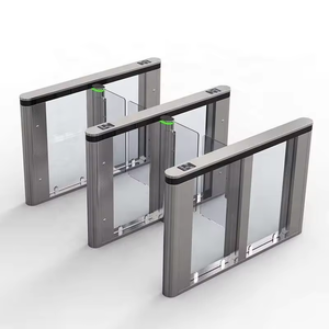 Porte à grande vitesse automatique de sécurité piétonnière d'entrée avec le tourniquet de contrôle d'accès de reconnaissance des visages - Product Image 4