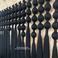 Décoration murale suspendue en macramé bohème sur mesure, vase fait main en fil tricoté pour la maison, l'hôtel, les célébrations d'anniversaire