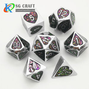Mini Dados Poliédricos Sólidos de 6mm para D&D, Juego de Dados Metálicos en Miniatura de 10mm, Dados Personalizados para Calabozos y Dragones - Product Image 5