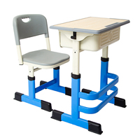 Ensembles de mobilier scolaire modernes et colorés avec couleurs variées pour salles de classe dynamiques et chambres, dotés de tiroirs et de rainures pour un confort optimal