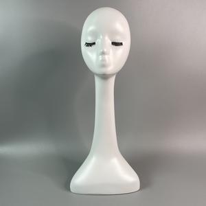 Cabeza de Maniquí de cuello largo blanco de alta calidad, diseño de cisne realista para exhibición de peluca, herramienta de extensión de cabello esencial - Product Image 1